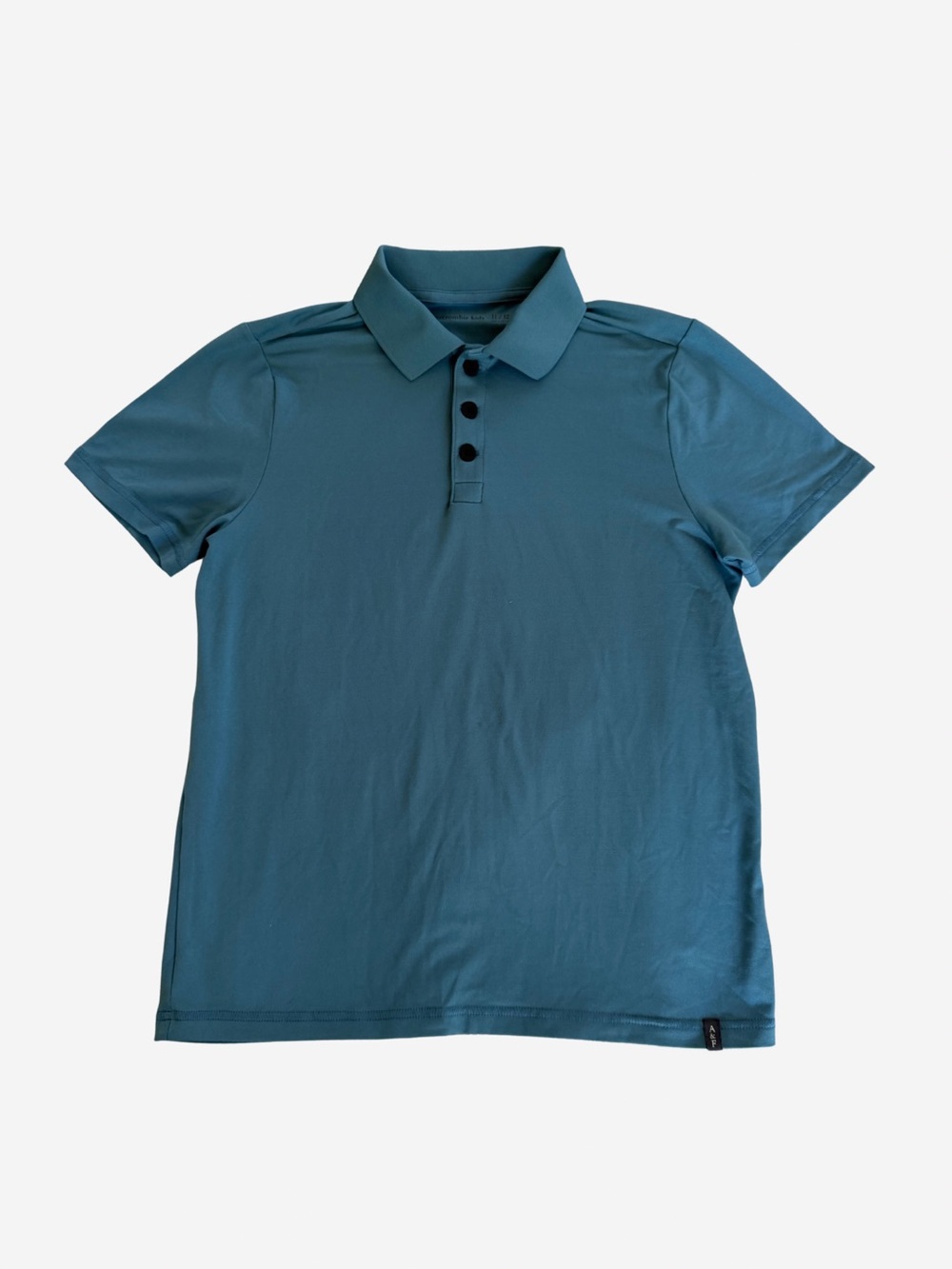 abercrombie kids Athletic Teal Blue Polo Shirt